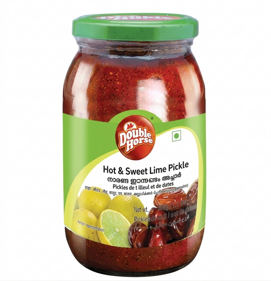 DH. HOT & SWEET LIME PICKLE 400 GM